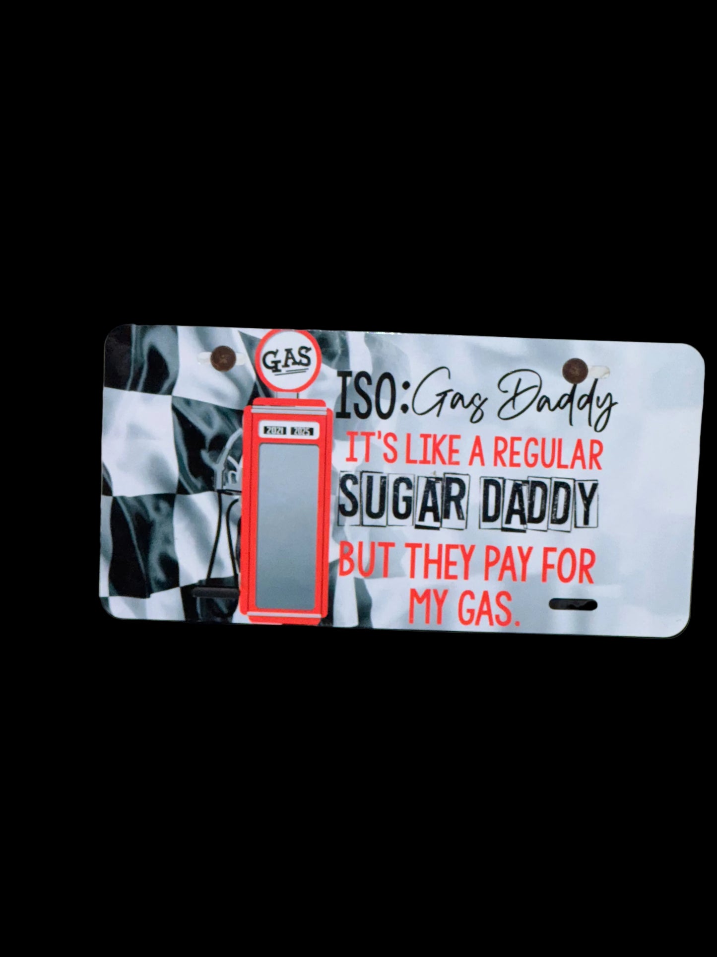 Custom Car Tag/ Pay here sign