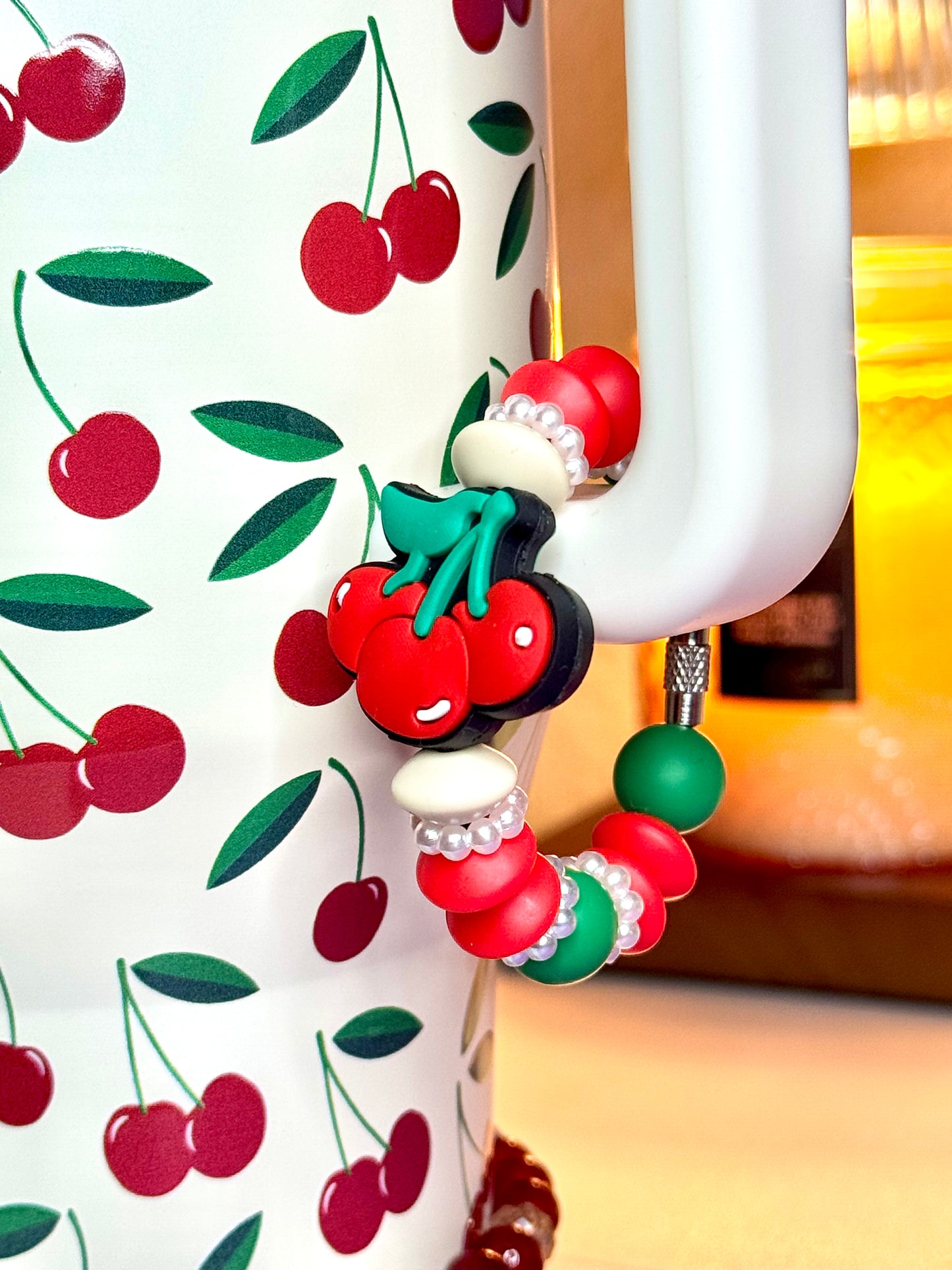 OG Cherry Silicone Handle Charm
