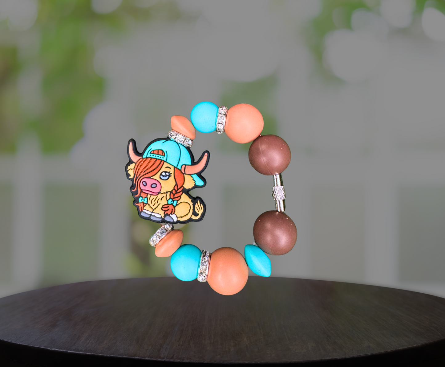 Bullheaded Babe Silicone Handle Charm