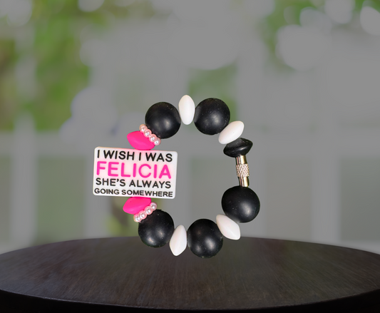I Wish I Was Felicia Silicone Handle Charm