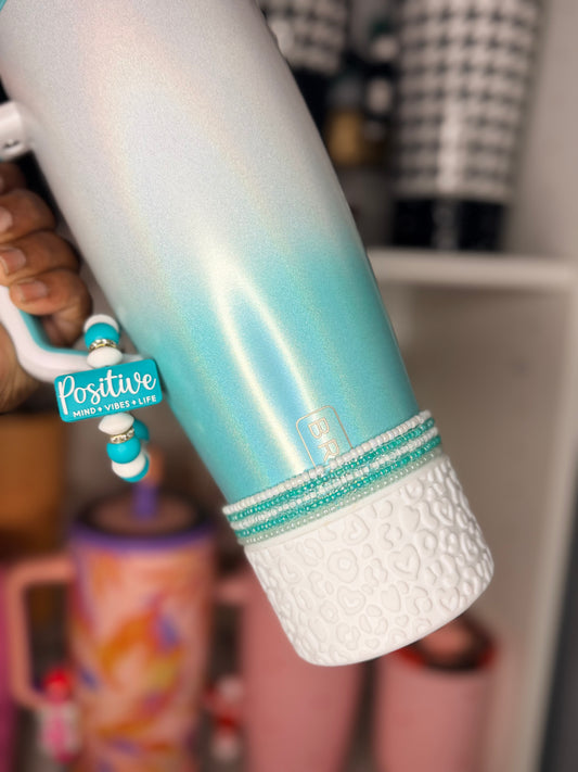 Positive vibes handle charm