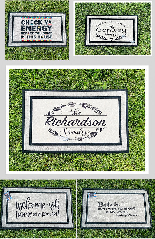 Custom Doormats- Upload your own design