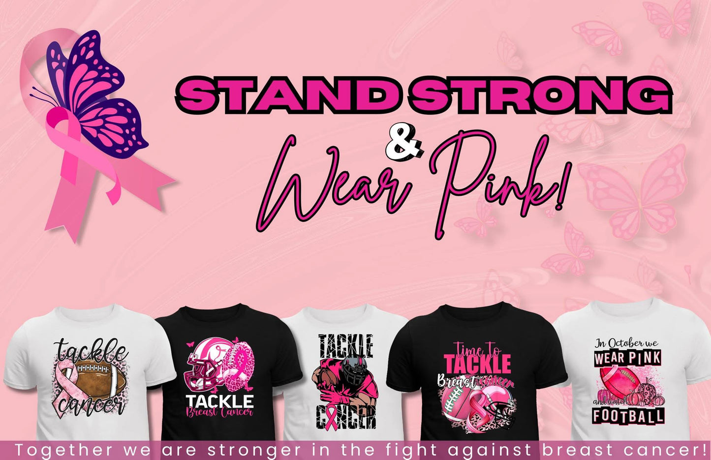 In Oct we wear pink! *put choice in notes*