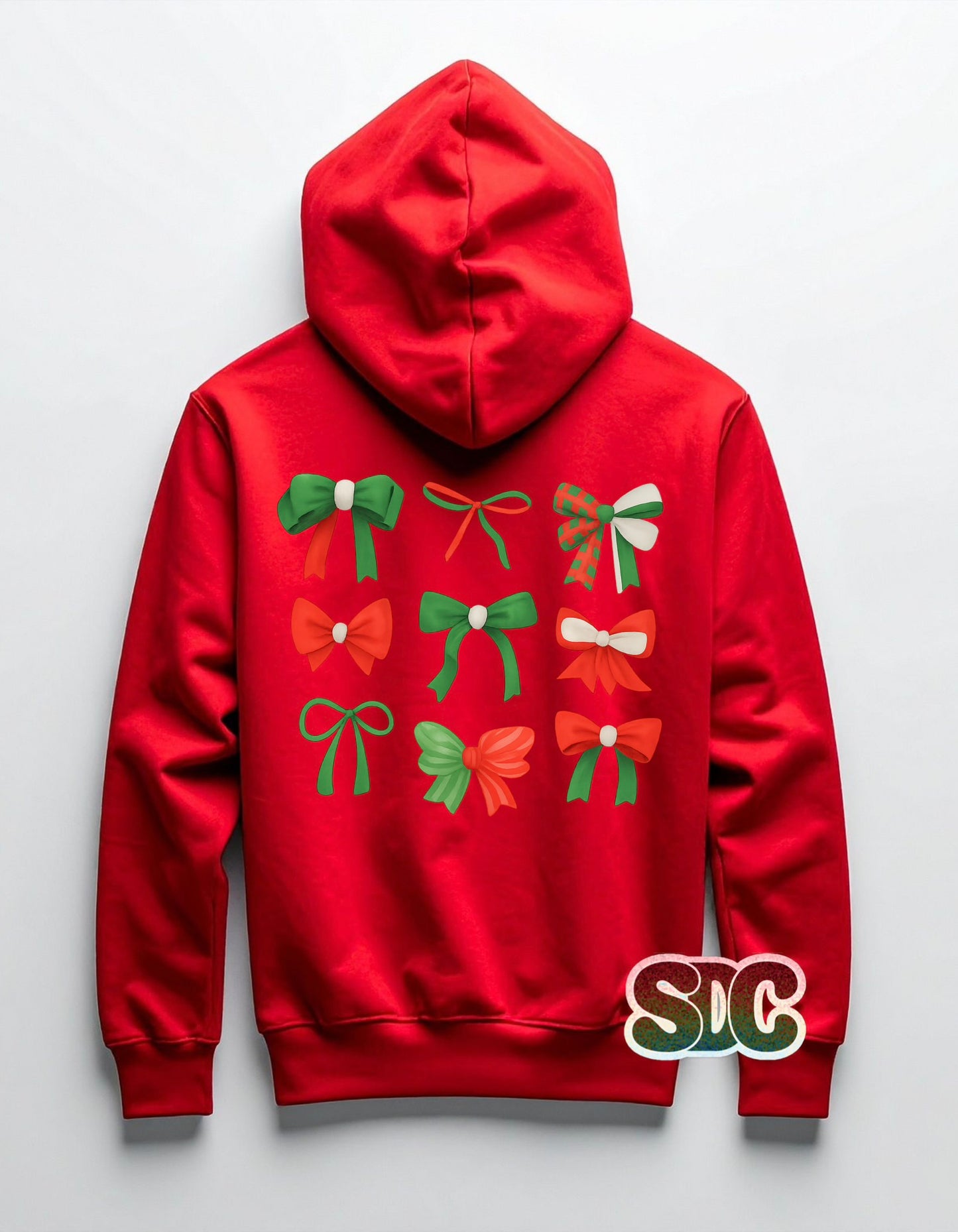 Bow Holly Hoodie (include which design in notes)
