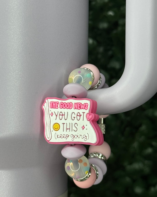 You got this Silicone Handle Charm